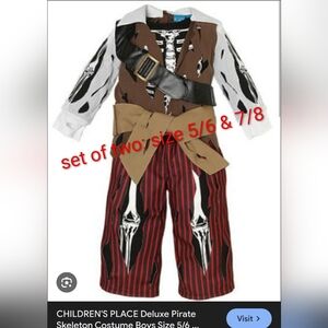 Two! Sibling Set: Children's Place Skeleton Halloween Costumes